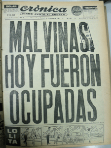 Malvinas hoy ocupadas